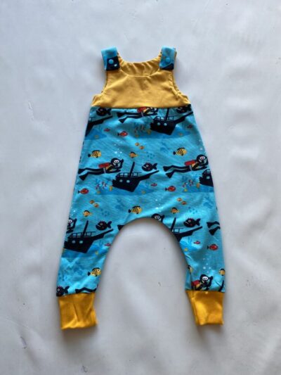 Romper med maritimt motiv str 74